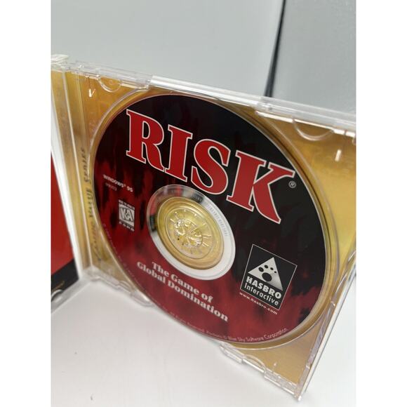 Risk CD-ROM Game! HASBRO INTERACTIVE! Just Like The Board Game RARE WIN95 - Picture 4 of 7